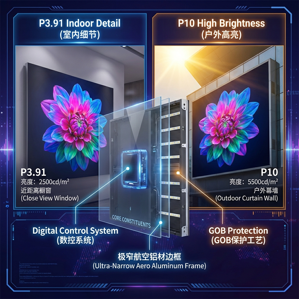 数控全息LED屏技术全解析：从原理、报价到沉浸式商业场景应用
