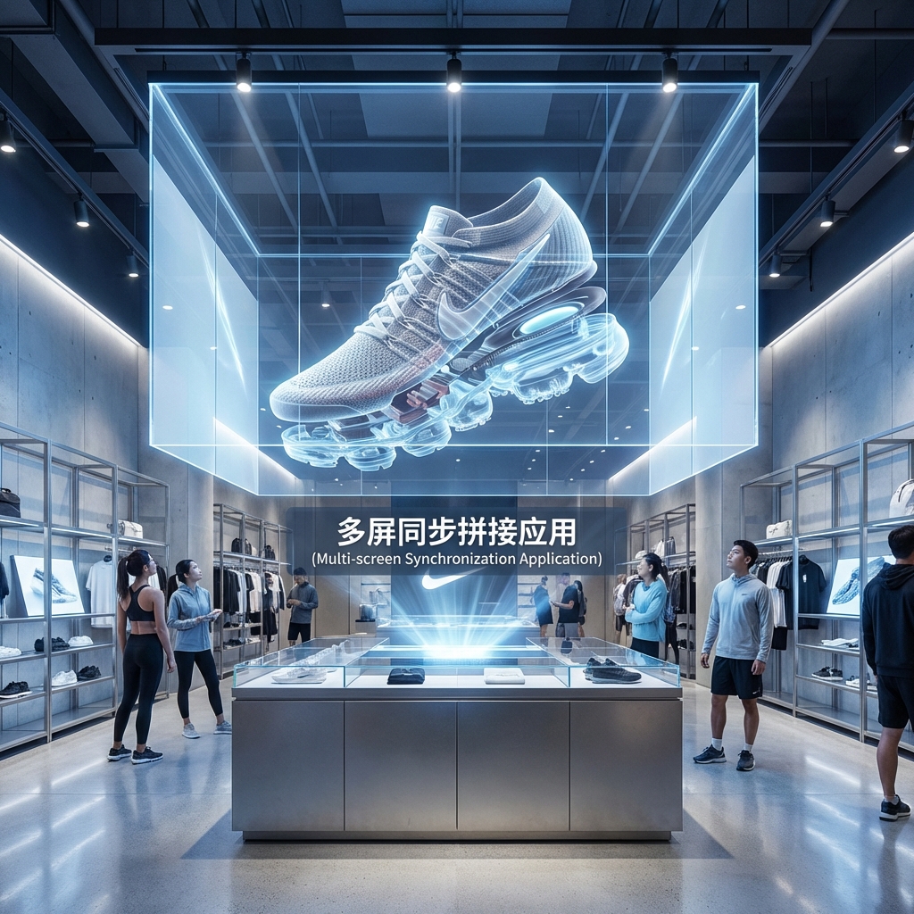 LED全息风扇屏裸眼3D广告机指南：原理、技术构成与应用全解析